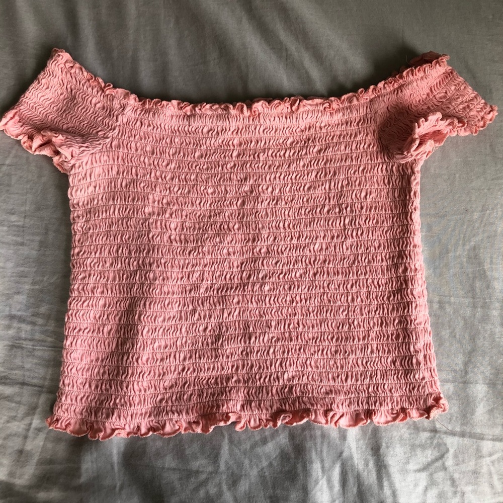 Off the Shoulder Crop Top